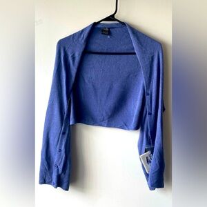 Noelle Purple Shrug Sweater